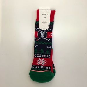 Stance Socks Christmas Print